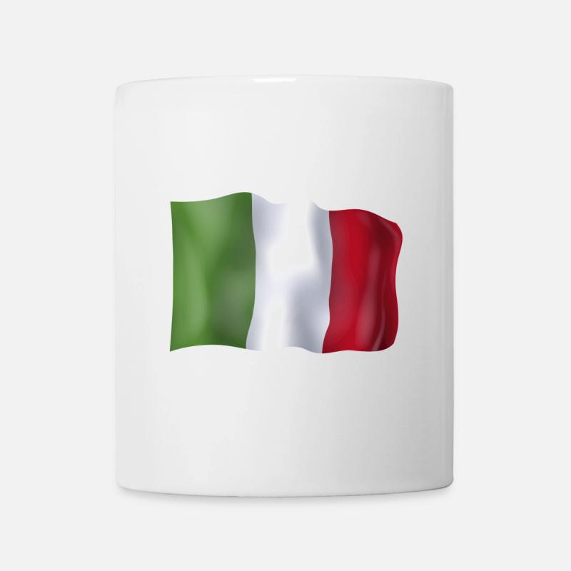 Drapeau italie - Mug blanc - blanc