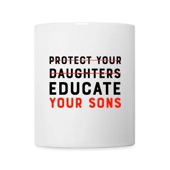 Bilden Sie Ihren Sohn aus - Tasse - Weiß - Vorne