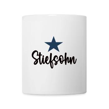 Stiefsohn Sohn Stiefkind Bonussohn Stepson - Tasse - Weiß - Vorne