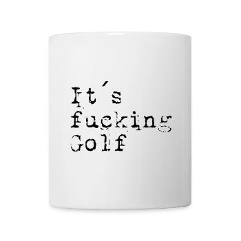 its fucking golf black - Mug - white - Front