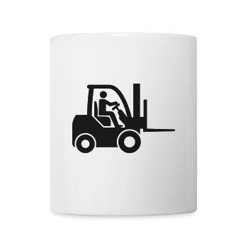 Forklift Driver Warehouse Worker Forklift Operator - Mug - white - Front