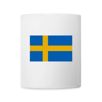 Schweden Flagge - Tasse - Weiß - Vorne