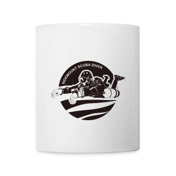 Sidemount Diver Diving Gift Tec Diving Logo - Mug - white - Front