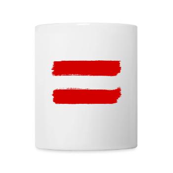 Österreich Flagge used look - Tasse - Weiß - Vorne