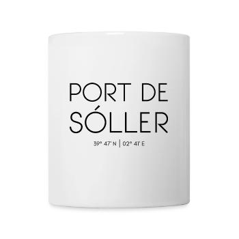 Port de Sóller, Mallorca, Spanien, Balearen - Tasse - Weiß - Vorne