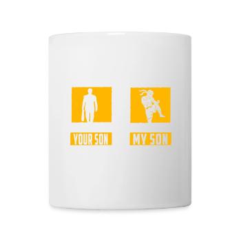 Votre fils mon fils Muay Thai - Mug blanc - blanc - Devant