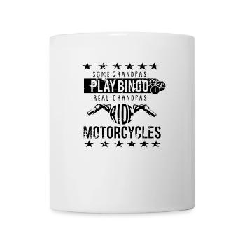 Cadeau de chopper motard moto motard réel - Mug blanc - blanc - Devant