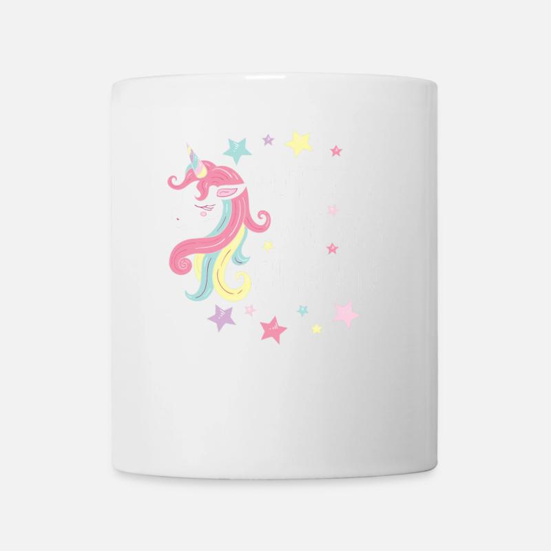 Cooles Einhorn Geschenk Glitzern Unicorn Magie - Tasse - Weiß
