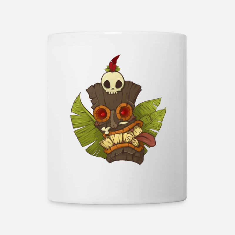 Tiki Mask - Tasse - Weiß