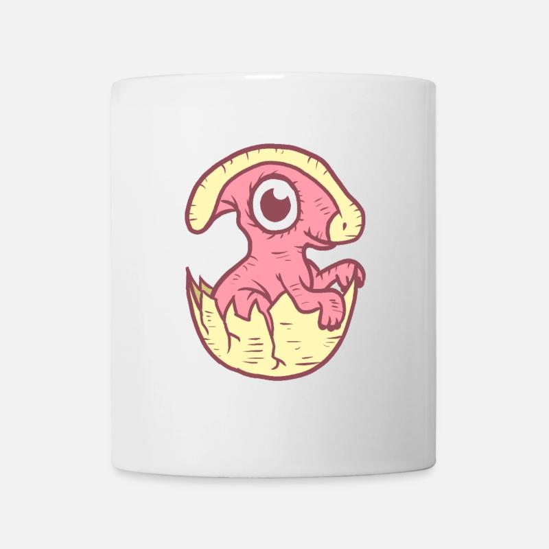 Süßer Baby Dino - Tasse - Weiß