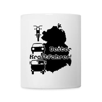 Bester Kraftfahrer Ostdeutschland - Tasse - Weiß - Vorne