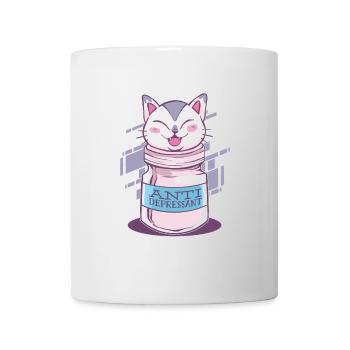 Cat antidepressant - Mug - white - Front