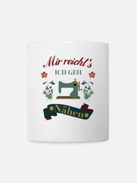 Seamstress sewing I've had enough - Mug - white