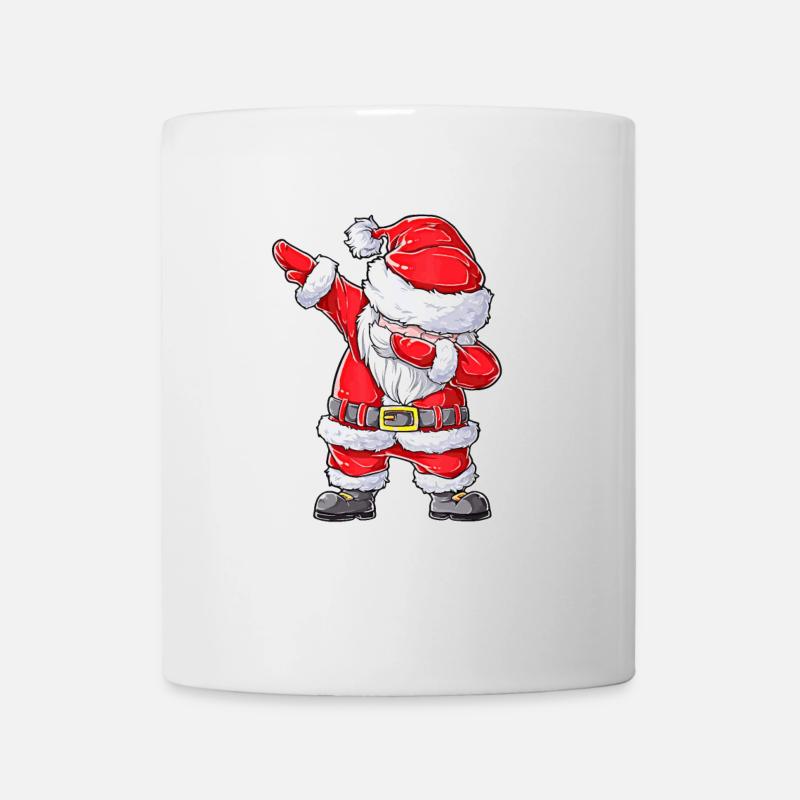 Santa Claus Dabbing Weihnachtsmann - Tasse - Weiß