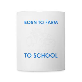 Né à l'agriculture paysanne - Mug blanc - blanc - Devant