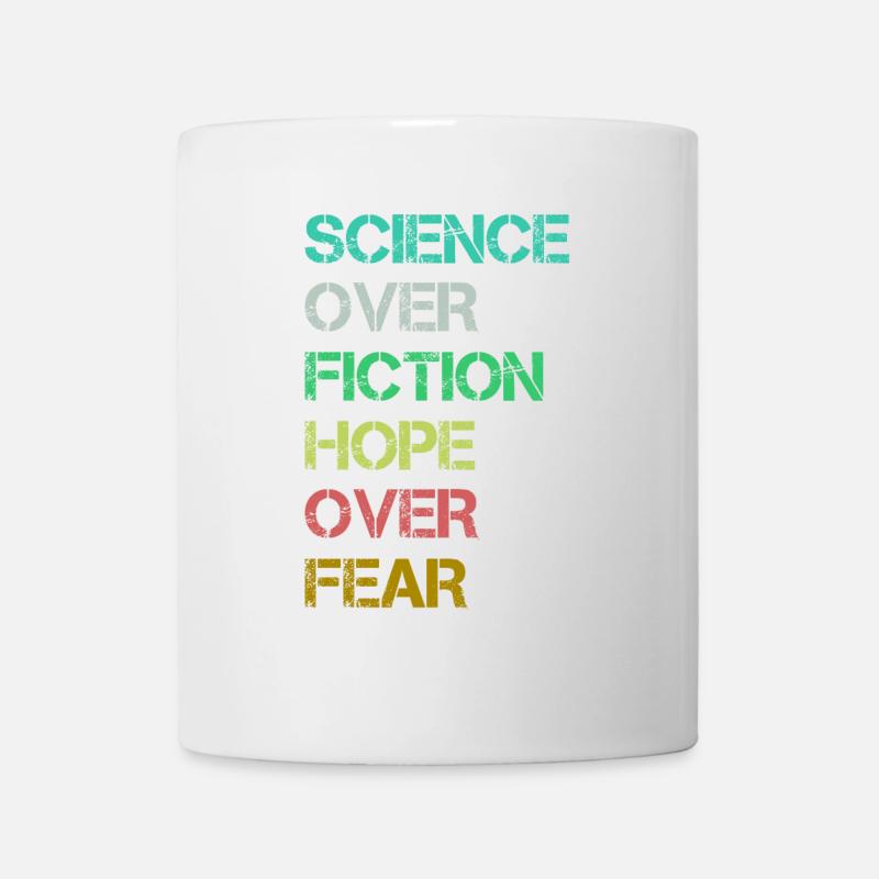 Science-fiction Hope Over Fear - Mug blanc - blanc