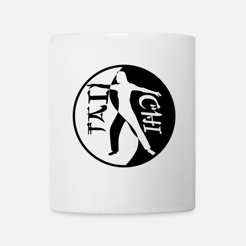tai chi black - Mug - white