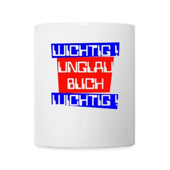 wichtig unglaublich wichtig dunkel - Tasse - Weiß - Vorne