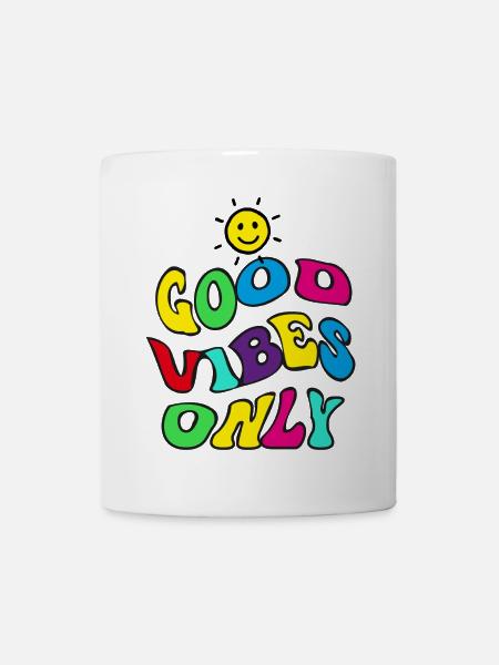 Good Vibes Only - Tasse - Weiß