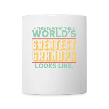 Grand-père - Grand-père - Le meilleur cadeau de grand-père au monde - Mug blanc - blanc - Devant