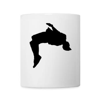 Trampolin - Tasse - Weiß - Vorne