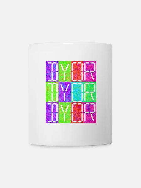 dyor violet green - Tasse - Weiß