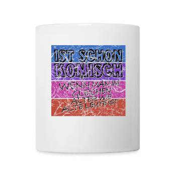 komisches alter schwarz alt - Tasse - Weiß - Vorne