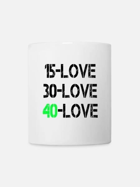 15love black - Mug - white