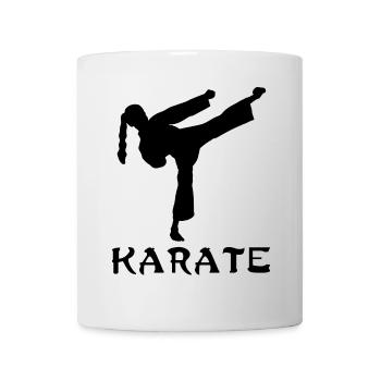 Karate - Tasse - Weiß - Vorne