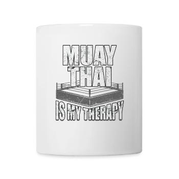 Muay Thai is my Therapy - Mug - white - Front