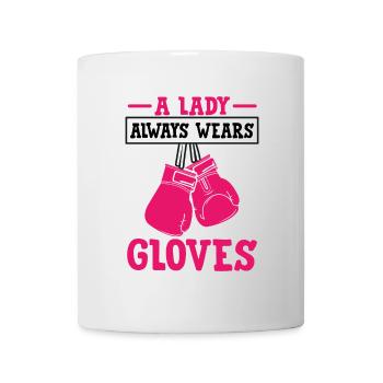 A Lady Always Wears Gloves - Mug - white - Front
