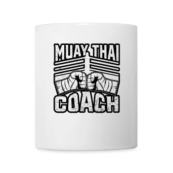 Entraîneur de Muay Thai - Mug blanc - blanc - Devant