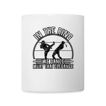 In the ring we dance muay thai elegance - Mug - white - Front