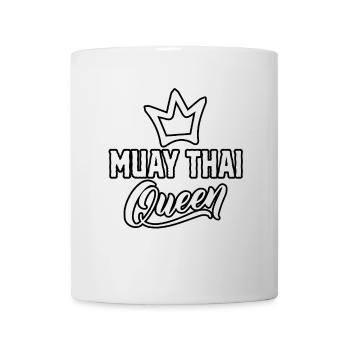 Reine du Muay Thai - Mug blanc - blanc - Devant