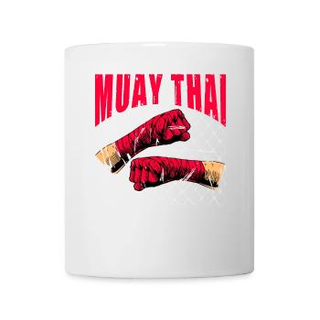 Muay Thaï - Mug blanc - blanc - Devant
