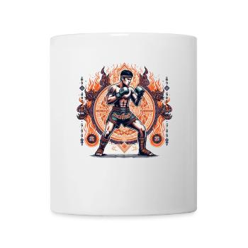 Muay Thaï - Mug blanc - blanc - Devant