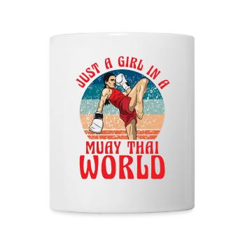 Just a Girl in a Muay Thai World - Mug - white - Front
