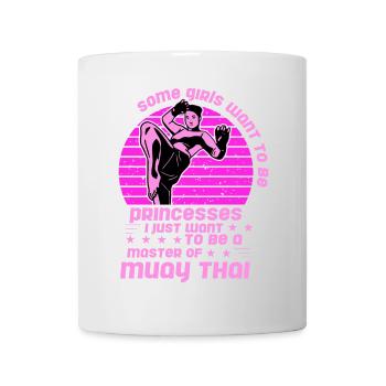 Certaines filles veulent être des princesses, je veux juste être - Mug blanc - blanc - Devant