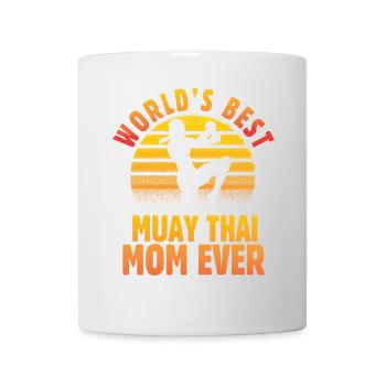 La meilleure maman de Muay Thai au monde - Mug blanc - blanc - Devant