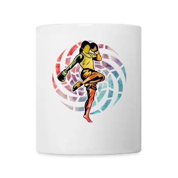 Muay Thai Woman - Mug - white - Front