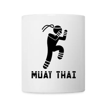Muay Thaï - Mug blanc - blanc - Devant