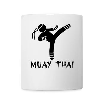 Muay Thaï - Mug blanc - blanc - Devant
