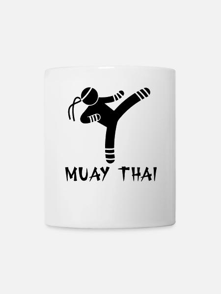 Muay Thai - Tasse - Weiß