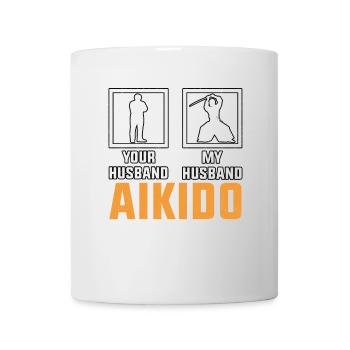 Aikido Ehemann - Tasse - Weiß - Vorne