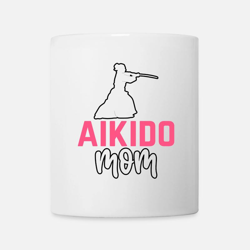 Maman Aïkido - Mug blanc - blanc