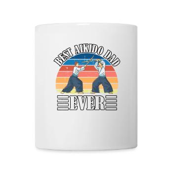 Meilleur papa d’aïkido de tous les temps - Mug blanc - blanc - Devant