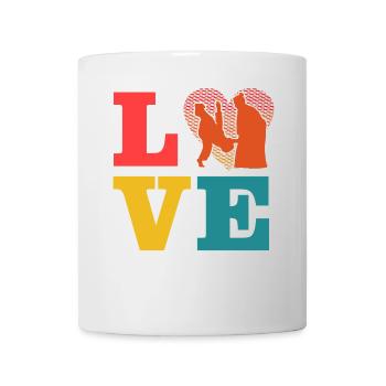 Aikido-Liebe - Tasse - Weiß - Vorne