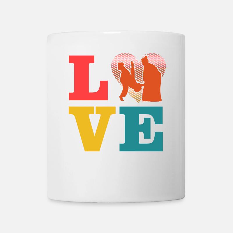 L’amour de l’aïkido - Mug blanc - blanc