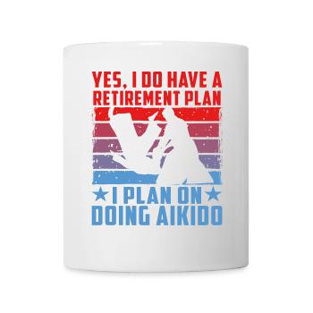 Ja, ich habe einen Altersvorsorgeplan, den ich plane - Tasse - Weiß - Vorne