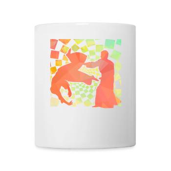 Aikido - Tasse - Weiß - Vorne